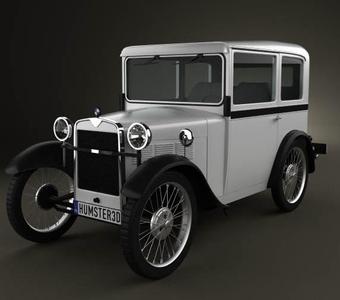 Heritage Ride – 1920s Vintage Car 3D Printable Model (OBJ)