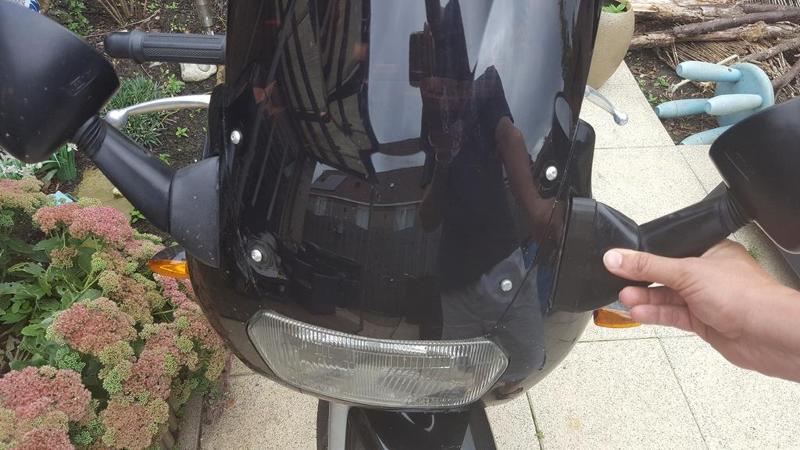 Suzuki GSX mirror extender