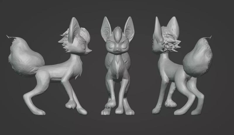 Nickit Inspired 3D Printable Figurine