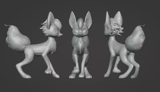Nickit Inspired 3D Printable Figurine