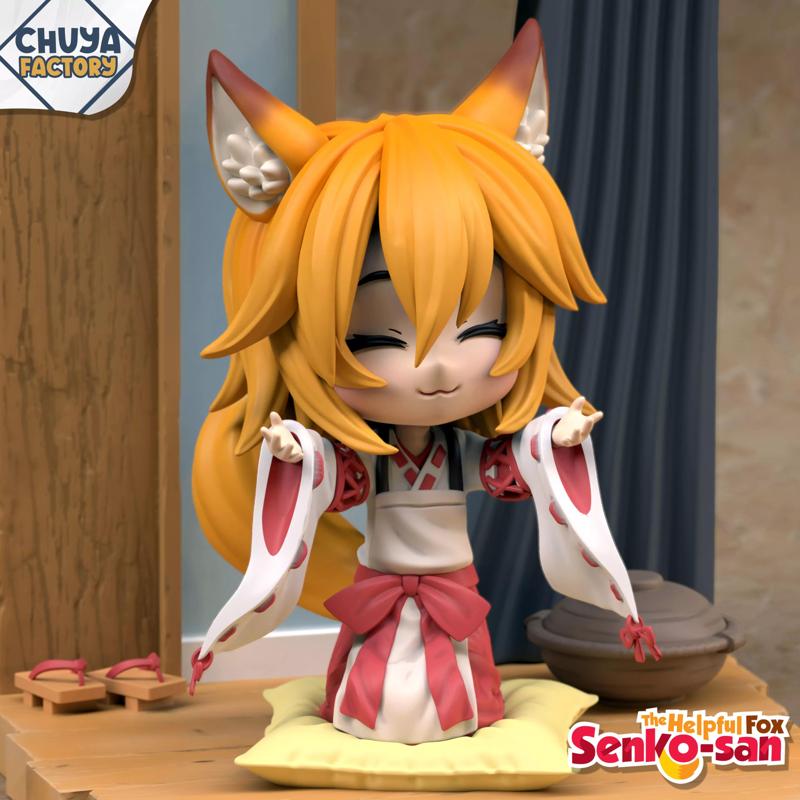 Senko-san figurine of cat on shelf