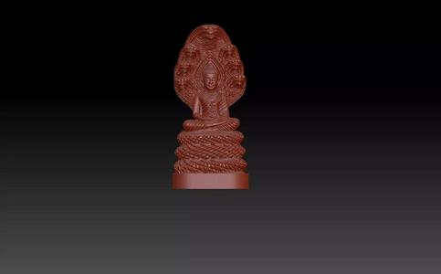 buddha with 7 head dragon