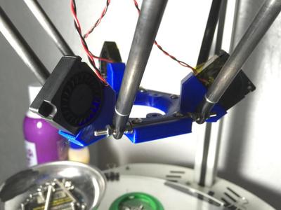 Rostock Max Effector Platform - Fan Shroud Combo