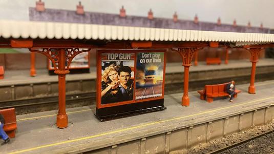 Model Railway - Station Poster Boards FDM and Resin