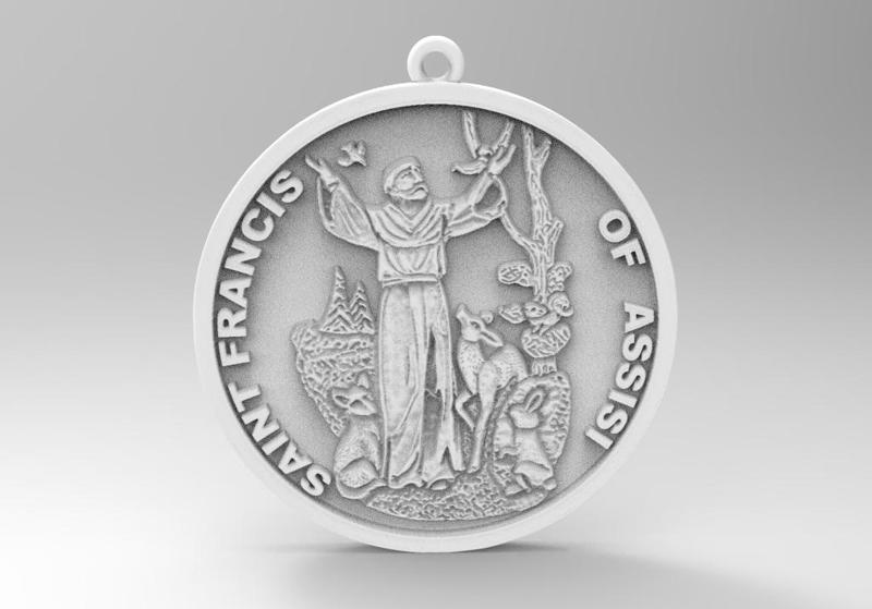 SAINT FRANCIS OF ASSISI PENDANT