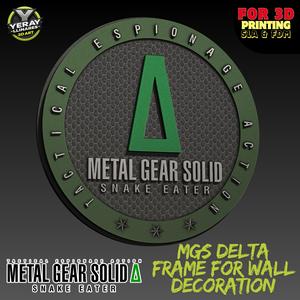 Metal Gear Solid Delta Decorative Plate - Snake Eater