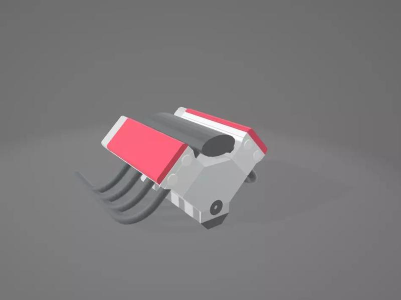 V8 Engine Miniature - Stylized 3D Printable Model