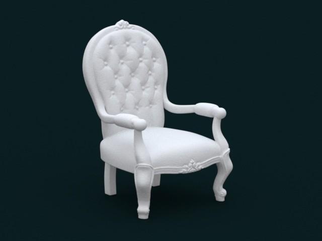 1:10 Scale Model - ArmChair 02