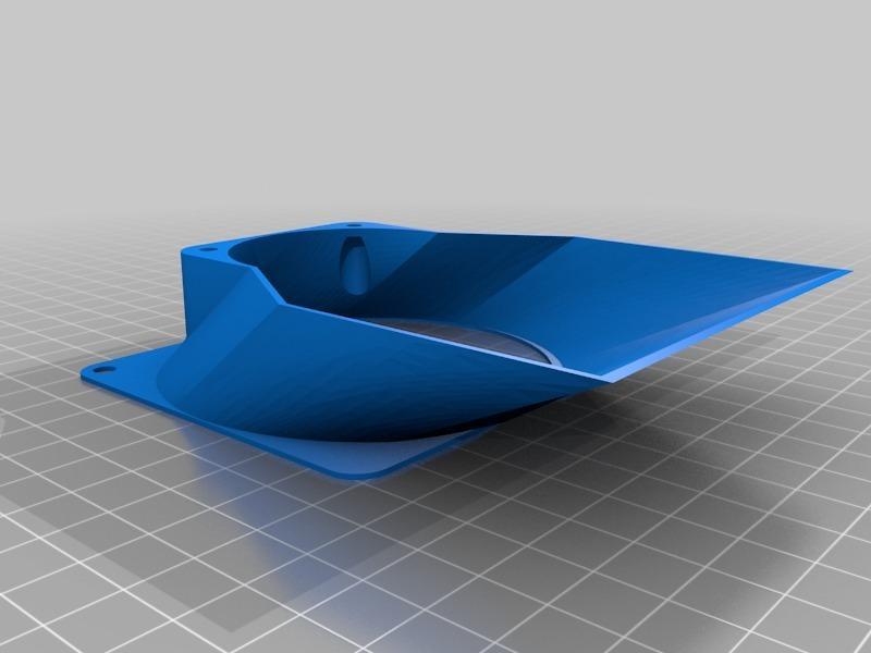 80mm fan support for RAMPS (hesperos prusa bq)