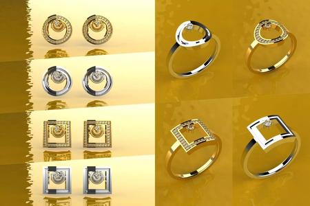 Set Light - Jewelry 3D - 8 Models 3D Model Collection