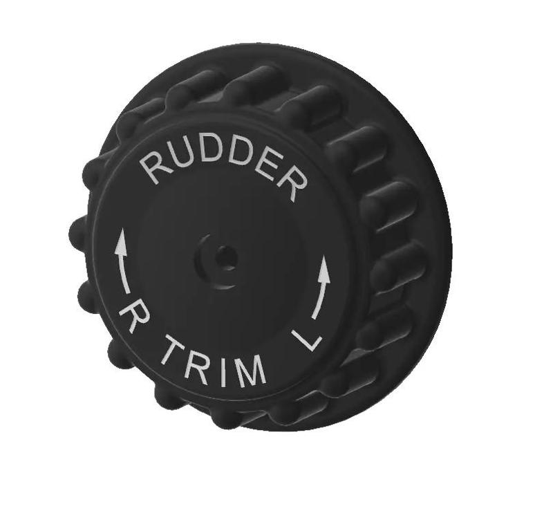 Rudder Trim Wheel - P-51D - 102-52510-2