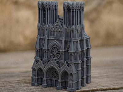 Miniatur-Kathedrale der Fantasie High Detailed