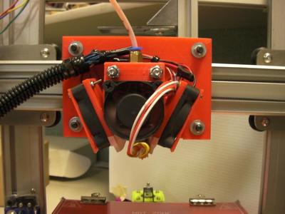Ord Bot Makerslide X Carriage Hot End Fan Duct