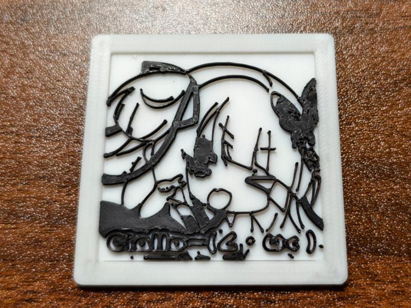 Congyu Ciallo～(∠・ω< )⌒★ 3D decorative plaque freebie 