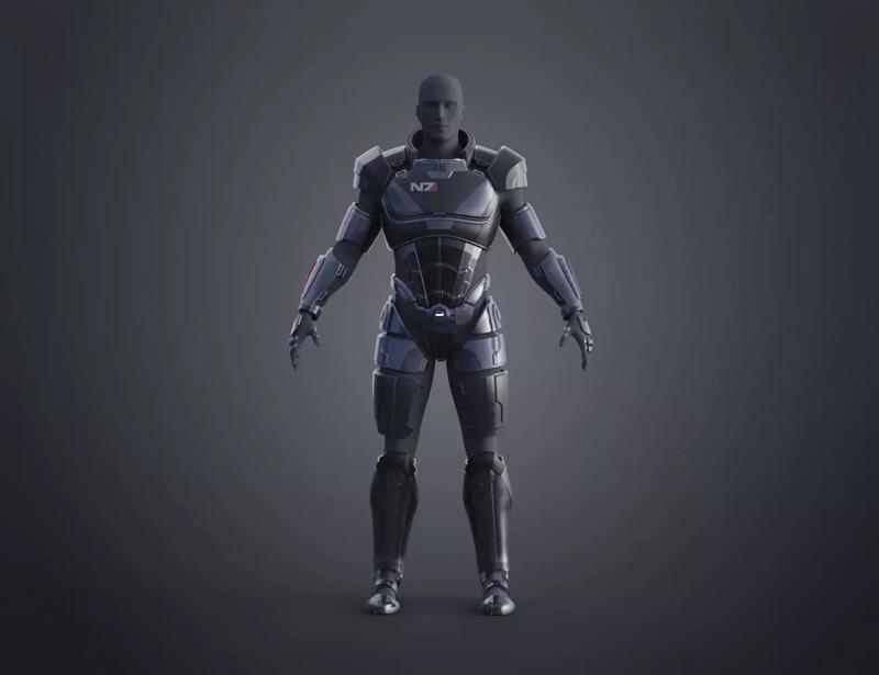 N7 Male Shepard Armor - Mass Effect