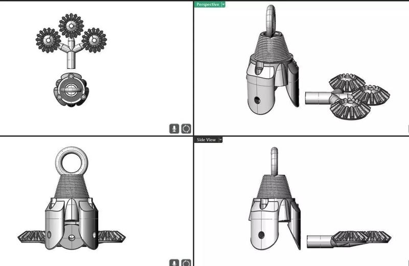 oil drill bit pendant