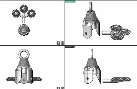 oil drill bit pendant