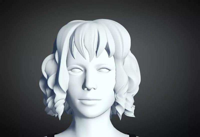 3D Hair style for Female 23 3D model