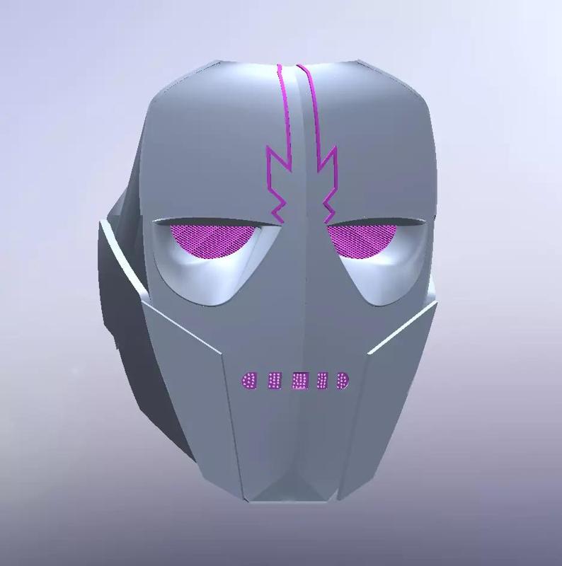 3D Print Mask Mezhdumirtsa Lololoshka Cosplay STL SLDPRT