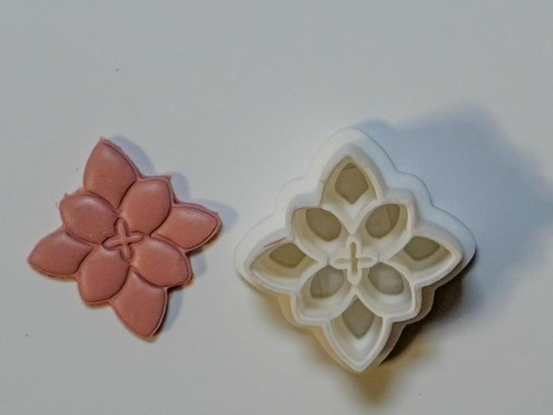 Flower Polymer Clay Cutter Earrings Necklace