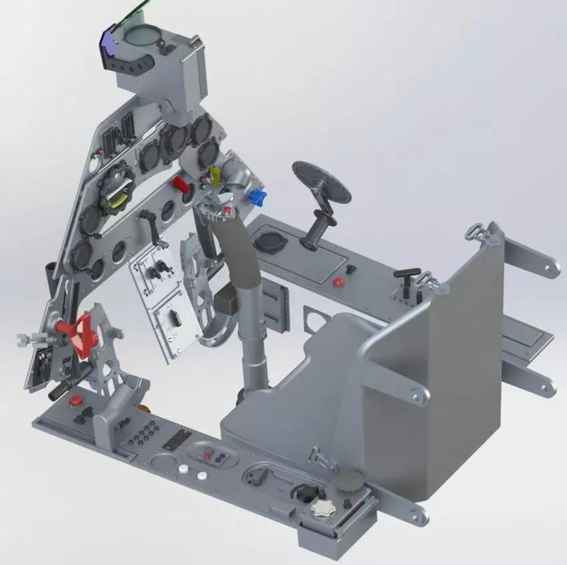 FW190 Complete cockpit high definition