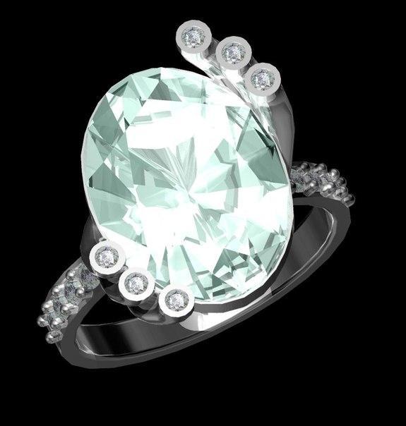 Oval Diamond Ring