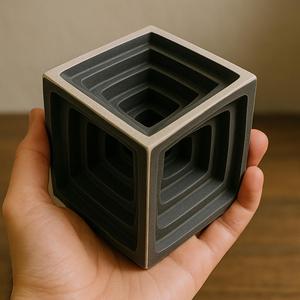 Cube – Decorative 3D Wall or Desk Art