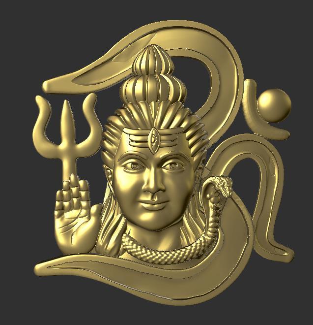 LORD SHIVA (HOME DECOR, WALL HANGING )MODEL HD FILE