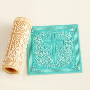 Floral Cross Texture Roller