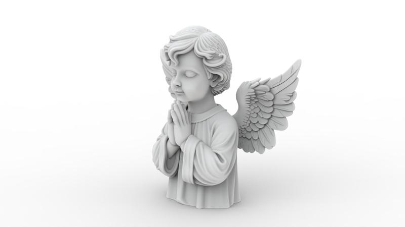 Cherub Angel Full Body 3D Print Model