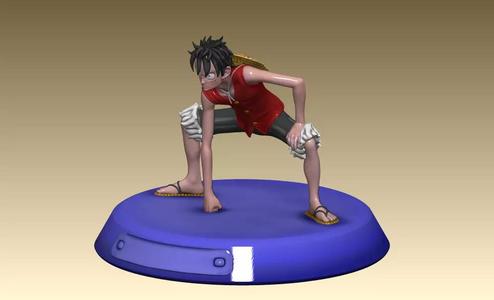 Monkey D Luffy 3D Model