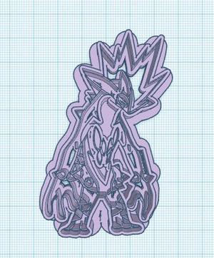 Pokemon: Toxtricity Cookie Cutters