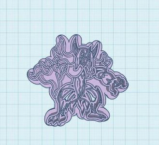 Pokemon: Grimmsnarl Cookie Cutter