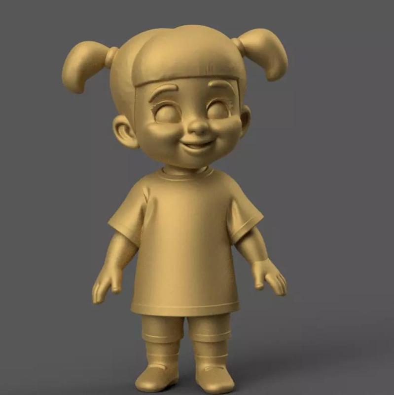 Boo Model from Monsters Inc - Fun Desk Decor 3D STL