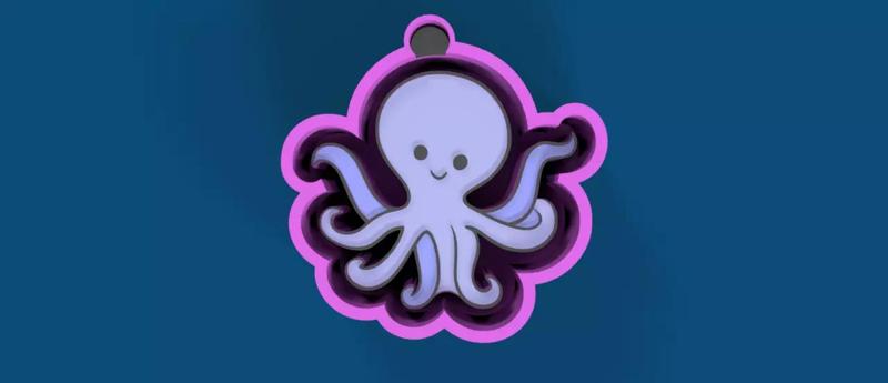 Octopus Freshie Mold  versatile silicone mold casting