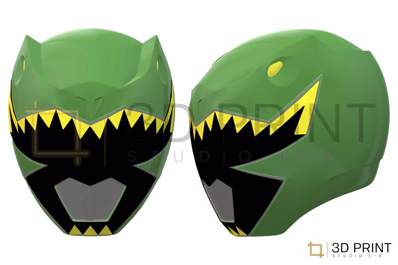Power Rangers Dino Charge Green Ranger helmet