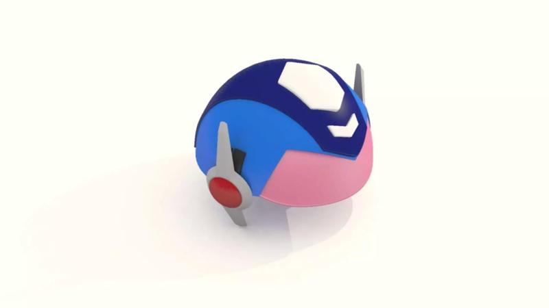 Cartoon Robot Helmet Model CRH8