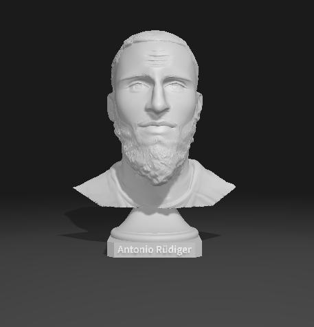 Antonio Rüdiger - Premium Statue