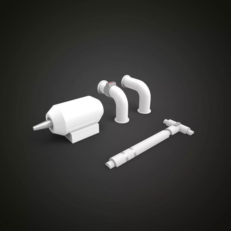 scifi exhaust pipe vessel