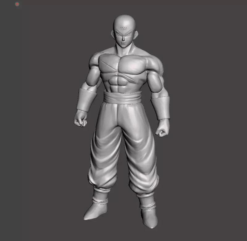 Tien Shinhan Saiyan Saga 3D Model