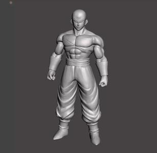 Tien Shinhan Saiyan Saga 3D Model