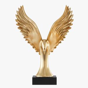 Golden Wings Majestic Bird Statue