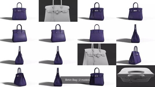 Birkin Bag 3D Model Collection
