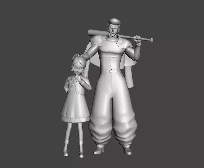 Metal Bat and Zenko 3D Model