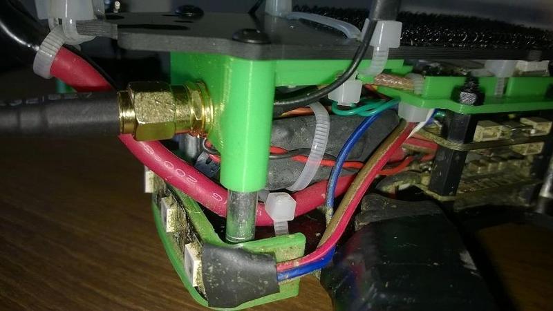 QAV210 / LS210 SMA and Frsky XSR mount