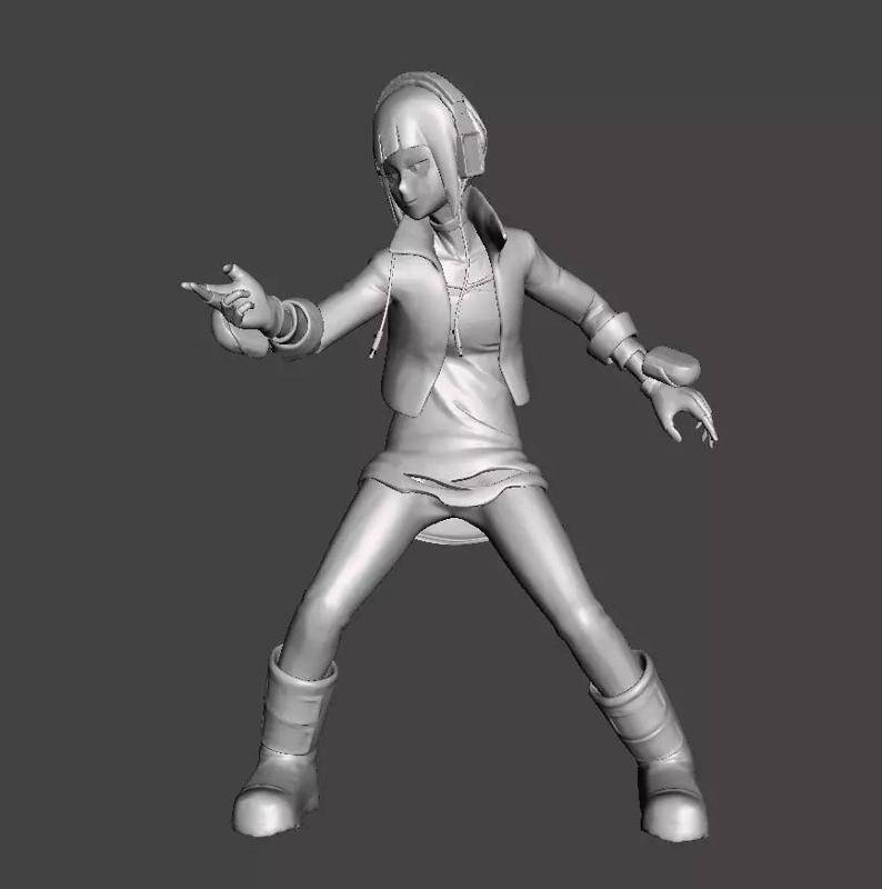 Kyoka Jiro Earphone Jack 3D Model