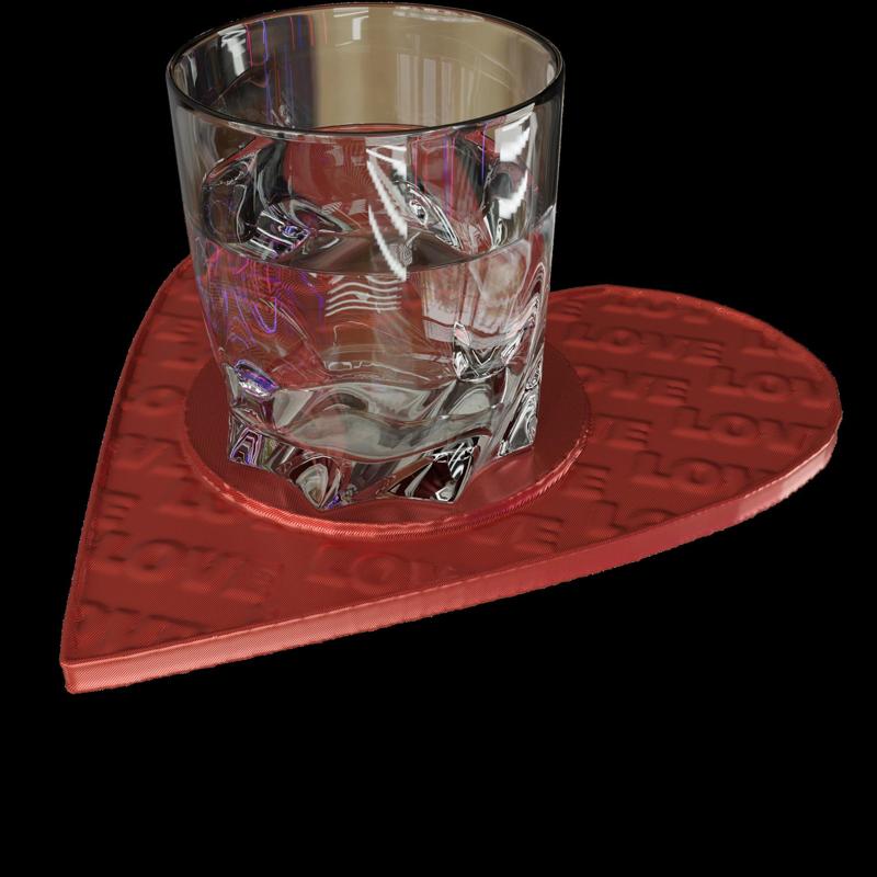 Valentine's Day Heart Cup Holder