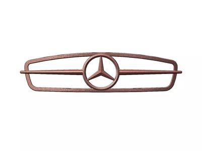 Open Mercedes 300SL front grille gullwing relief