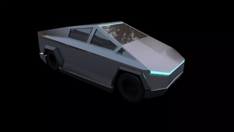Tesla Cyber truck 3d Model