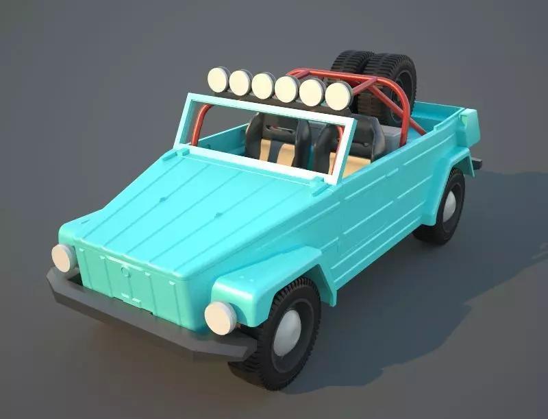 Volkswagen Thing or safari Dune modified PRINTABLE